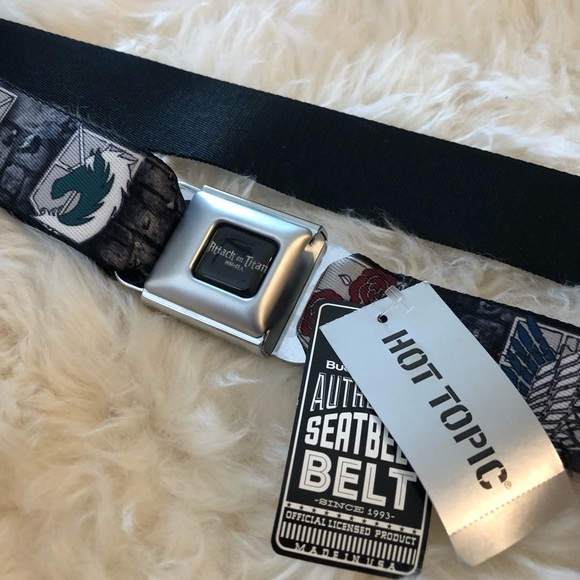 Nwt Aot Seatbelt Buckle Adjustable Belt 